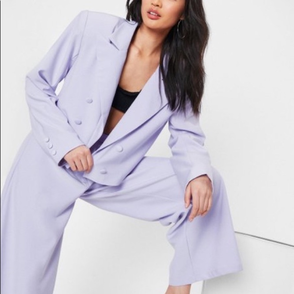 Oversized Blazer and Wide Pant Set